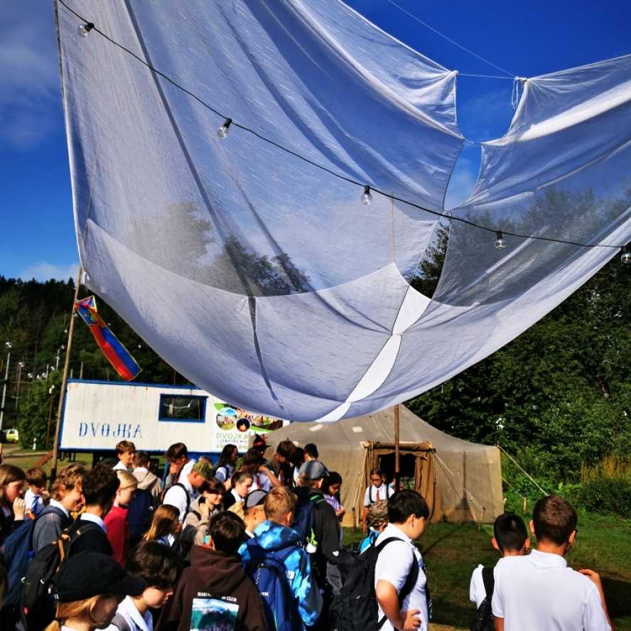 Tábor v půlce