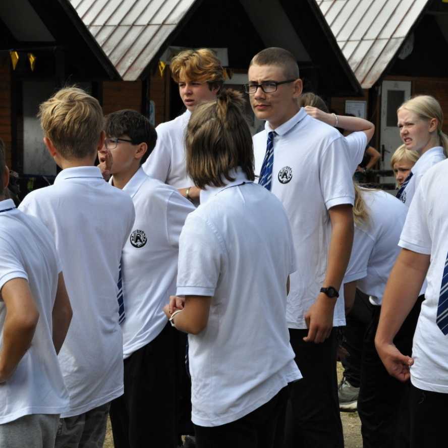 Tábor v půlce