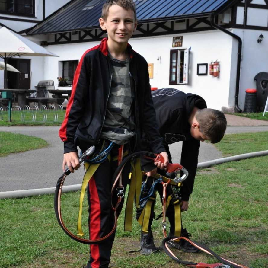 Tábor v půlce
