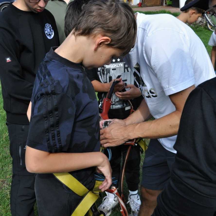 Tábor v půlce