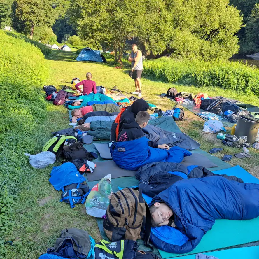 Junioři vyrazili na triatlon