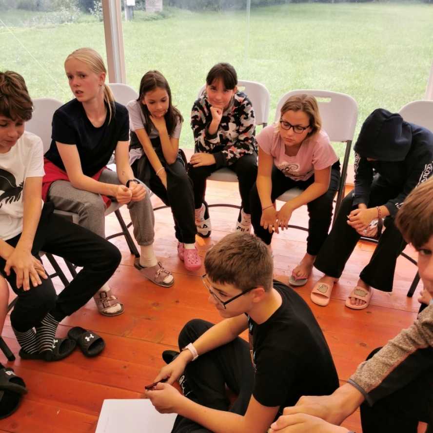 Tábor v půlce