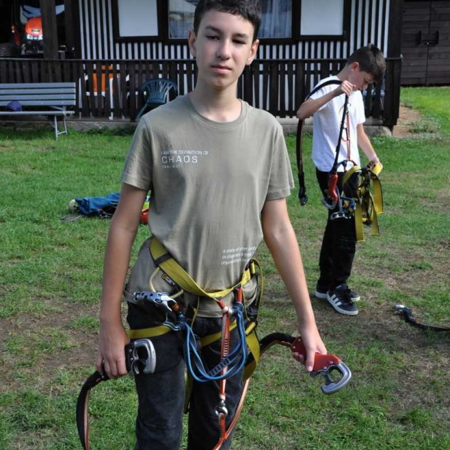 Tábor v půlce