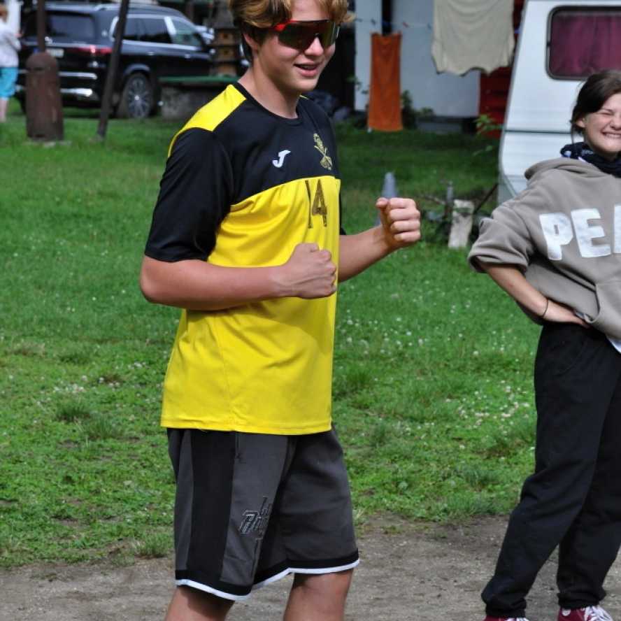 Tábor v půlce