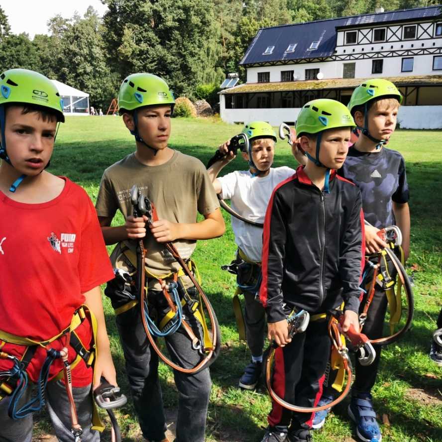 Tábor v půlce