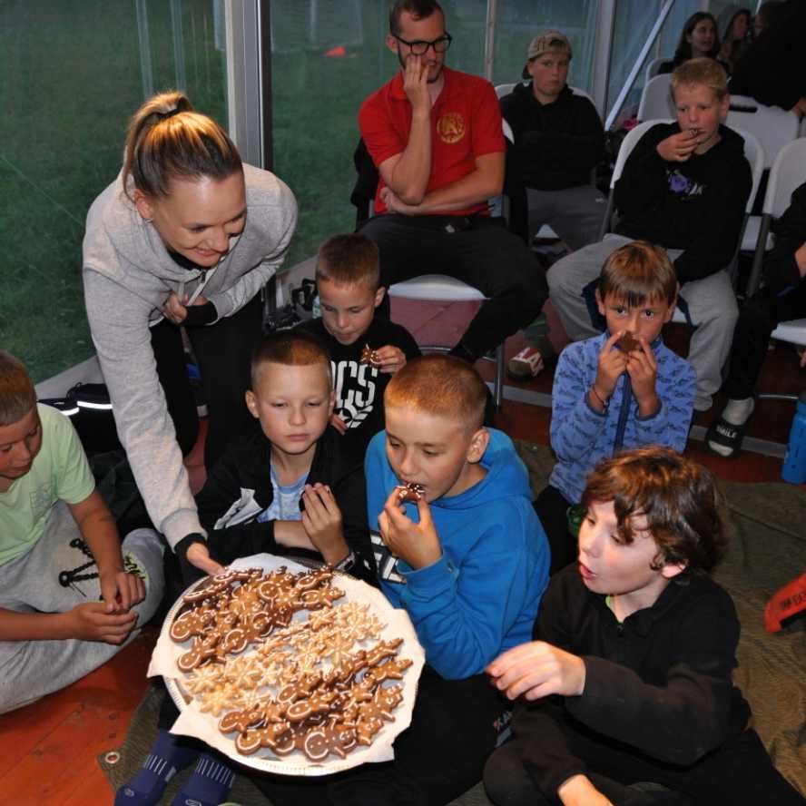 Tábor v půlce