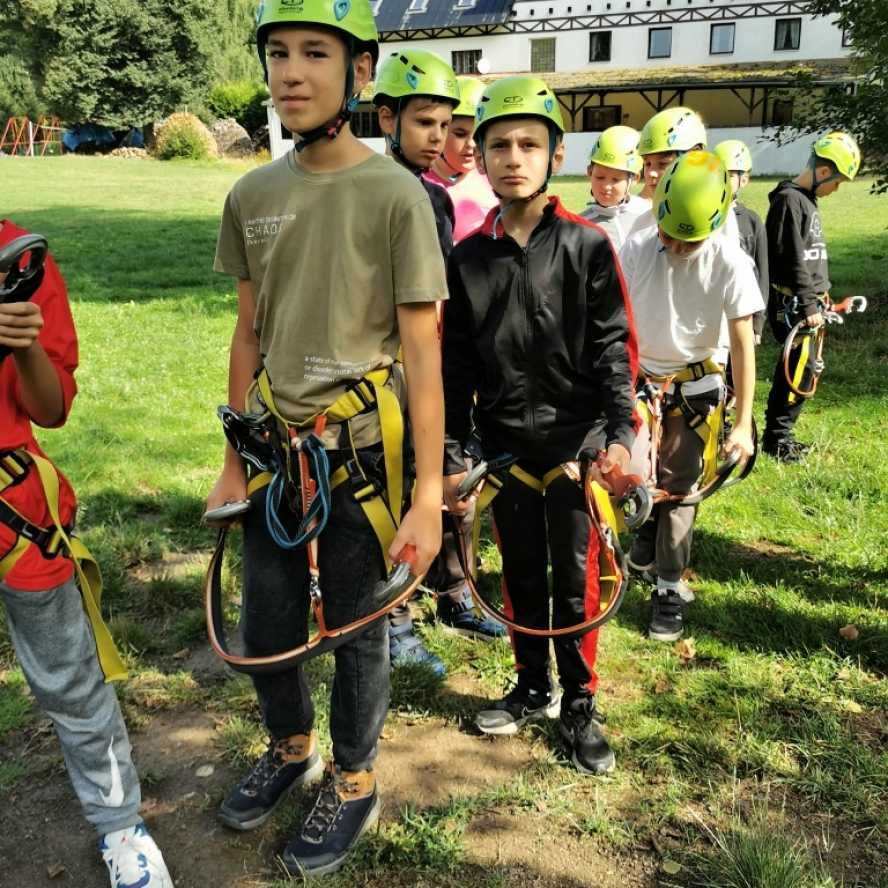Tábor v půlce