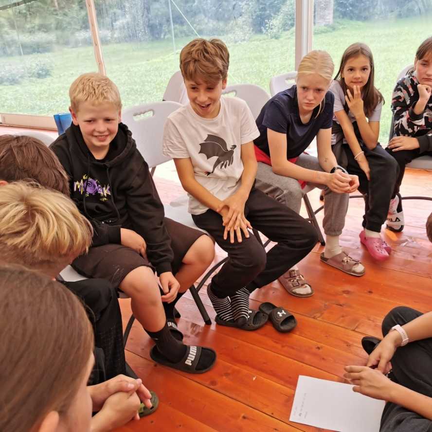 Tábor v půlce