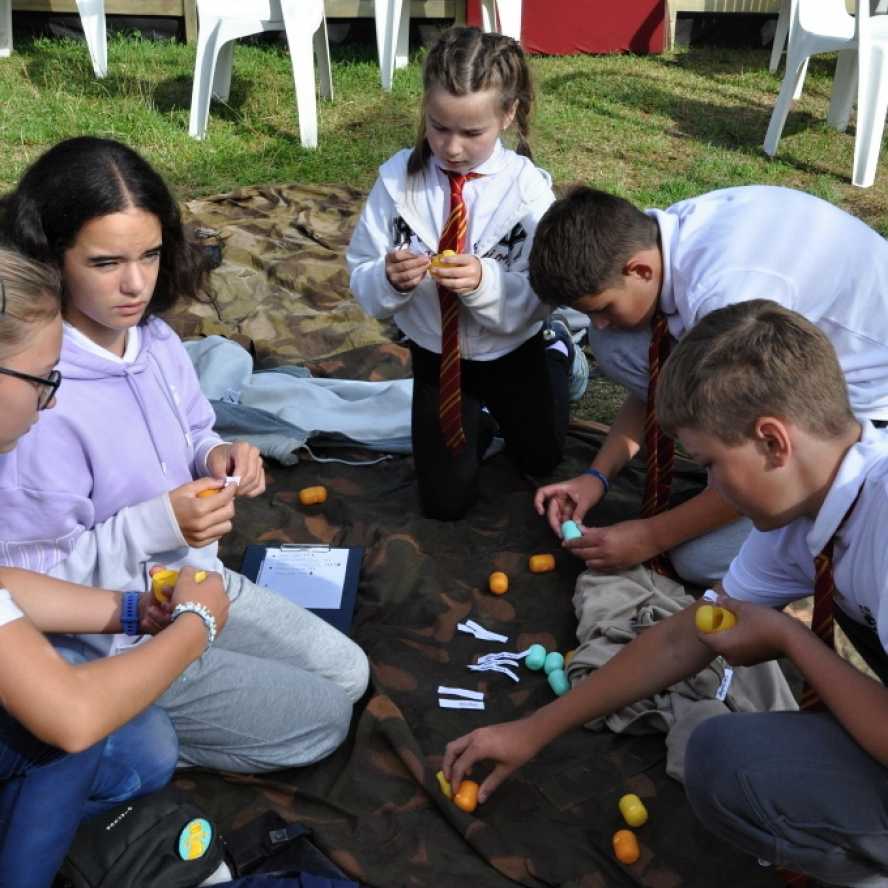 Tábor v půlce